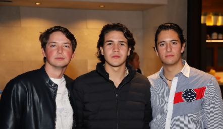  Manuel Toledo, Diego Buendía y Roberto Silva.