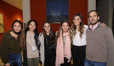  Daniela Torres, Sara Valadez, Mariela Narváez, Isabel Álvarez, Gemma Loredo y José Martin Alba.