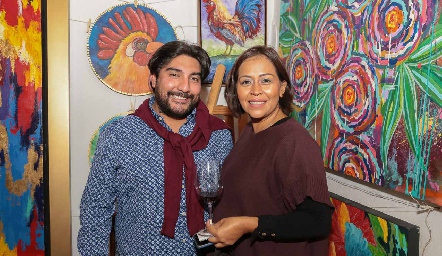  Pablo Sainz Abud y Michelle Cabrera.