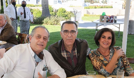  Ignacio González, Fernando de Luna y Ana Laura Villatreal.