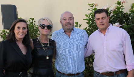  Paola Meade, Güera Valle, Toño Lozano y Rolando Muñoz.