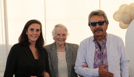  Paola Meade, Rosario Bernat y Eduardo Díaz de León.