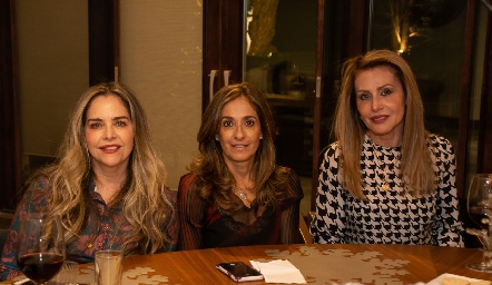  Gabriela Serment, Mónica Gaviño e Inés Elizondo.