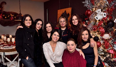  Gabriela Flores, Lorena Orozco, Maricarmen del Castillo, Sandra Miranda, Paulina Quiroz,  Zayra Ríos, Jade Leija y Sandra Sánchez.