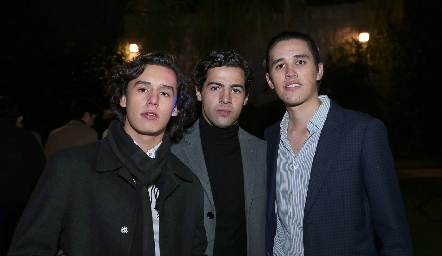  Juan Pablo Ruiz, Diego Gutiérrez y Marcelo Rodríguez.