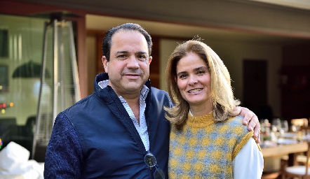 Aldo Pizzuto y Marcela Benavente.