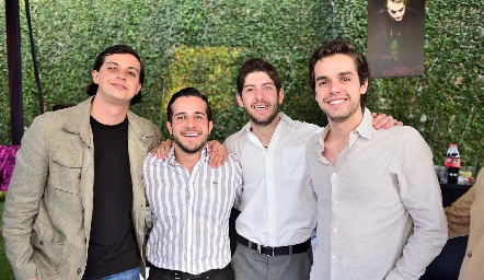 Patricio Rodríguez, Pablo Lavín, Dago Castillo y Marcelo Navarro.