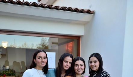 Aurora Torres, Ximena Castro, Arantza Carrillo y Paola Humara.