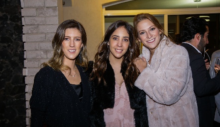  Clarisa Abella, Alejandra Villarreal y Ale Álvarez.