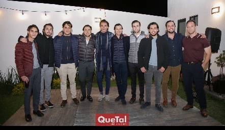  Diego Medina, Sebastián Ramírez, Manuel Ascanio, José Luis Shcekaiban, Jaime Ruiz, Cali Andrade, Memo Robles, Jaime Ascanio, Santiago Maza y Jesús Foyo.