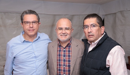  Jesús Garza, Erasto Aldrett y Gerardo Bocard.