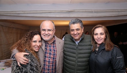  Aída Blanco, Erasto Aldrett, José Luis Aguilar y Olga Lorena Castro.