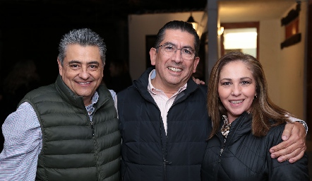  José Luis Aguilar, Gerardo Bocard y Olga Lorena Castro.