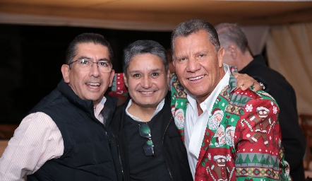  Gerardo Bocard, Oscar Hinojosa y Carlos Rojas.