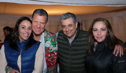  Niuris Ares, Carlos Rojas, José Luis Aguilar y Olga Lorena Castro.
