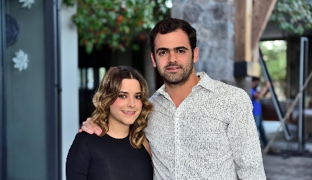 Natalia Farías y Juan Pablo Abud.