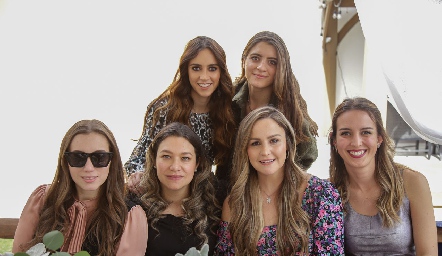  Jackie de la Garza, Paola Gutiérrez, Paty De Antuñano, Aída, Ana Teresa Jaimes y Ana Pao Fernández.