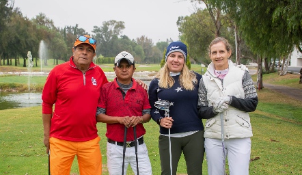  Lázaro Hernández, Georgina Anaya, Antonio Ramírez e Isabel Marti.
