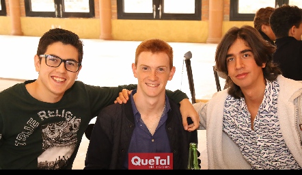  Carlos Gouyonnet, Patricio Cueto y José Pablo Flores.