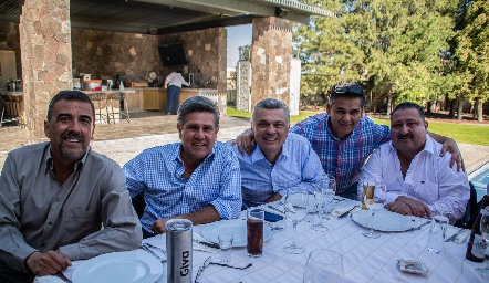  Gerardo Galván, Galo Galván, Ariel Álvarez, Manuel Zacarías y Alejandro Medlich.