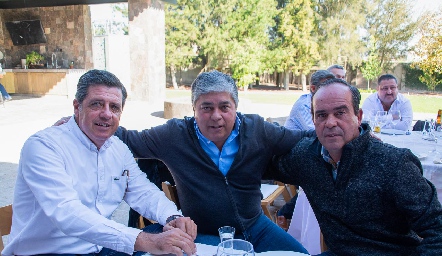  Carlos Malo, Gerardo Córdova y Leo Martínez.