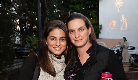  Verónica Romero y Hanni Abud.