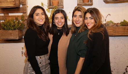  Marcela Villarreal, Sofía Faz, Pili Villanueva y Kathia Díaz de León.