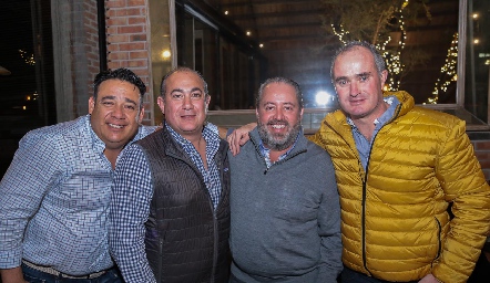  Emmanuel Guevara, Ricardo Mendizábal, Daniel Carreras y Rodrigo Hernández.