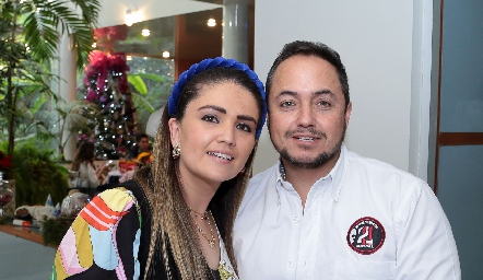 Luz María Ruiz y Alejandro Pulet.