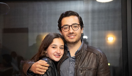 Natalia Michel y Rodrigo Michel.