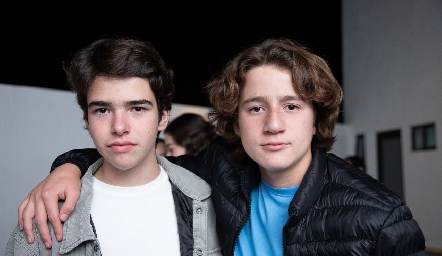 Javier Zermeño y Isra López.