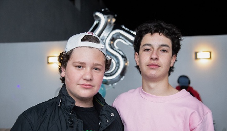 Andrés Cambeces y Martín de la Rosa.