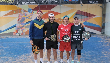  Piero Alesi, Ricardo Abud, Luis Olivares y Juan Carlos Arredondo.