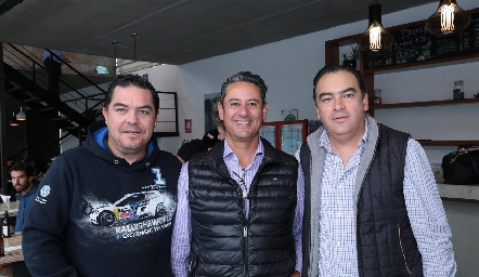  Luis Manuel Abella, Manuel González y Jesús Fernandez.