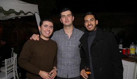  Javier Hernandez, Mauricio Perez y Jaime Rosales.