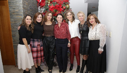  Martha Chalita, Anita Anaya, Rocío Nieto, Ana Luisa Garza, Martha Bremea, Güera Valle y Paty González.