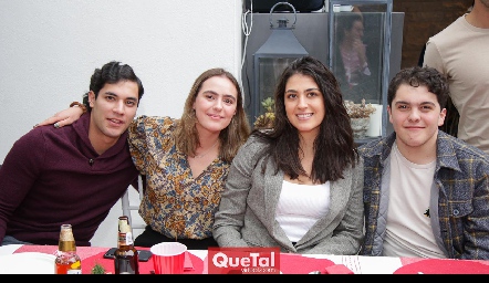  Andrés Quintero, Tamara Esparza, Rocío Mendizábal y Javier Dávila.