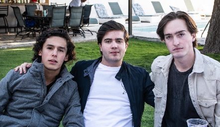  Juan Pablo Ruiz, Saad Sarquis, y Diego Castro.