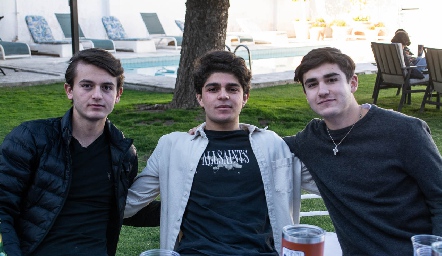 Pato Sarquis, César Morales e Iñaki Abaroa.