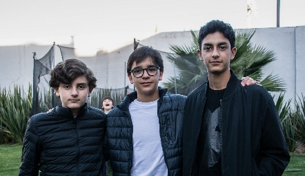 Marcelo Sarquis, Pablo Díaz y Emiliano Delsol.