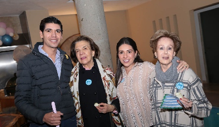  Rafa Tobías, Emelia Gómez, Cristy Lorca y Laura Muñiz.