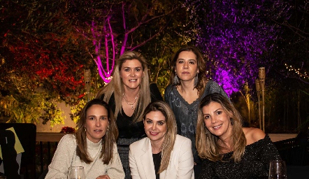  Paola Vázquez, Daniela Calderón, Liliana Martí, Martha Leija y Consuelo Fernández.
