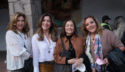  Guille Hernández, Gabriela Harnó, Isabel Garfias e Isabel Castillo.