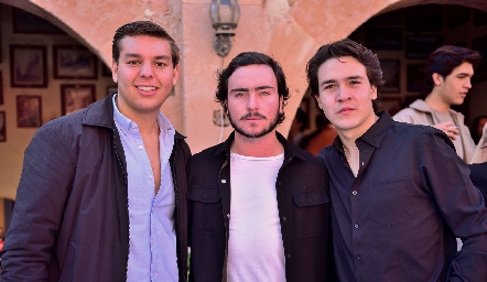  Moy Payán, Mateo Guerra y Mauricio Buendía.