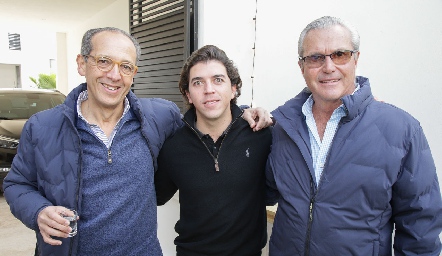 Enrique Díaz Infante, Sebastián Garza y Claudio Meade.