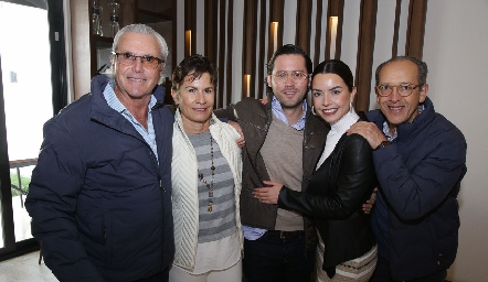  Claudio Meade, Carmen Andrés, Abraham Salgado, Gaby Díaz Infante y Enrique Díaz Infante.