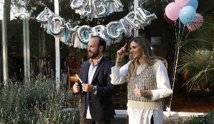  Gender Reveal de Armando Cosío y Paola Torre.