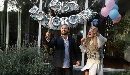  Gender Reveal de Armando Cosío y Paola Torre.