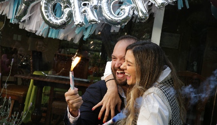  Gender Reveal de Armando Cosío y Paola Torre.