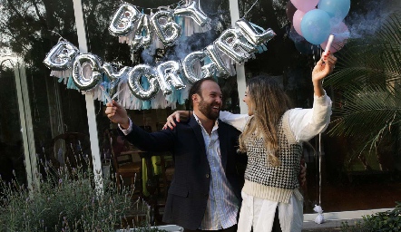  Gender Reveal de Armando Cosío y Paola Torre.